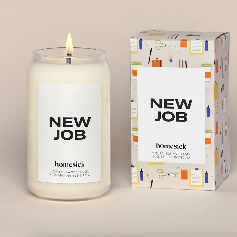 Homesick New Job Candle